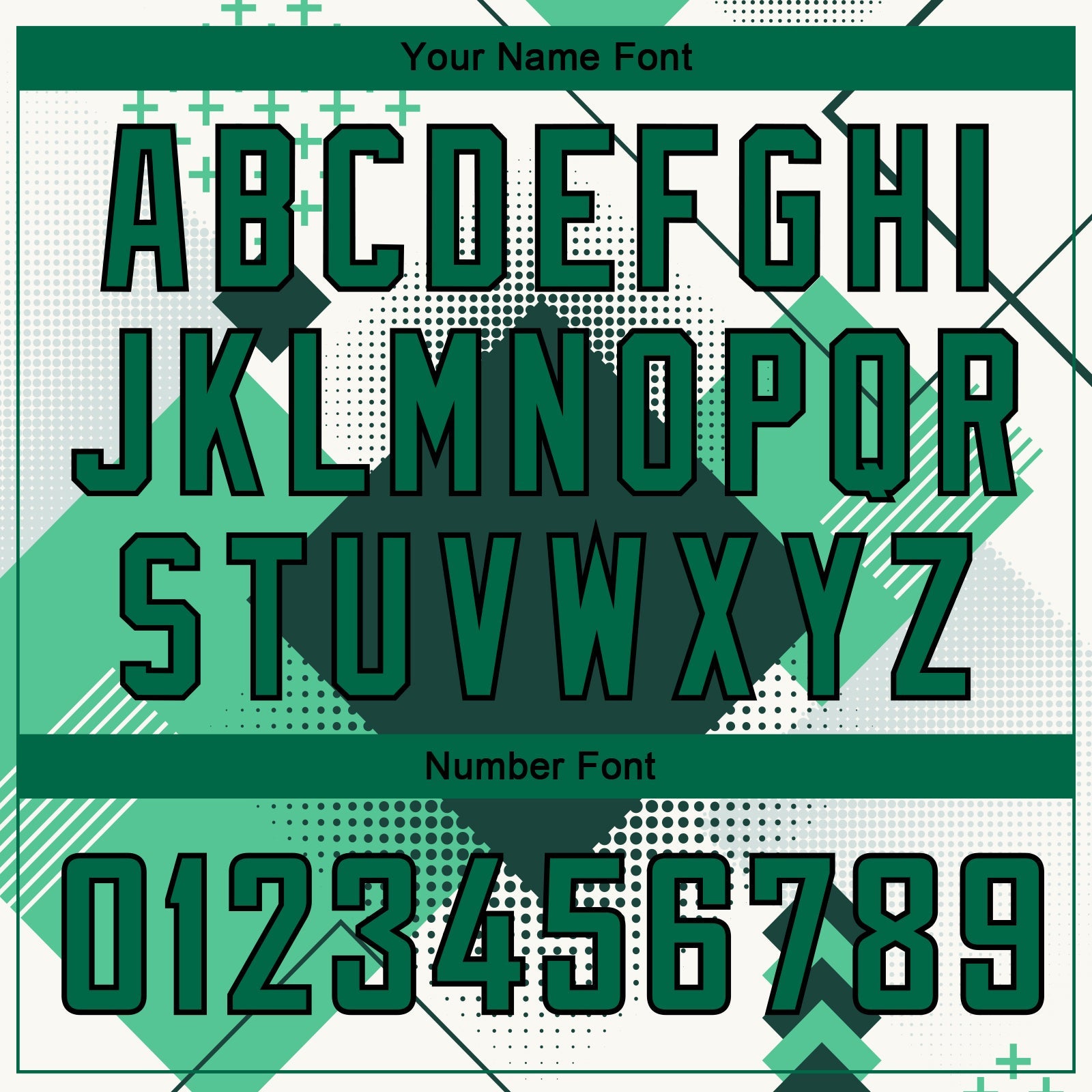 Custom White Kelly Green-Black 3D Pattern Design Geometric Shapes Authentic City Edition Basketball Jersey
