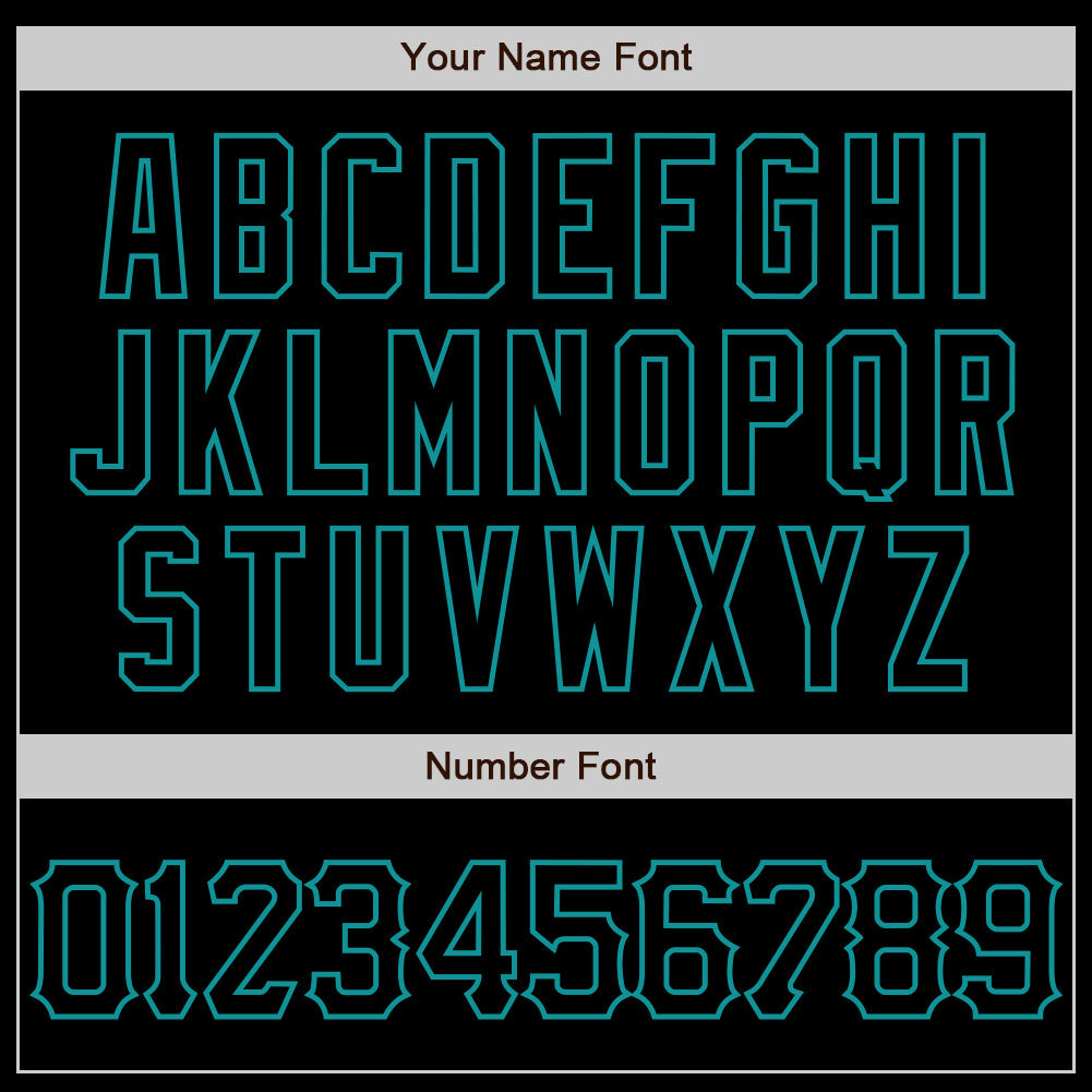 Custom Black Teal 3D Pattern Design Abstract Splatter Grunge Art Authentic Baseball Jersey