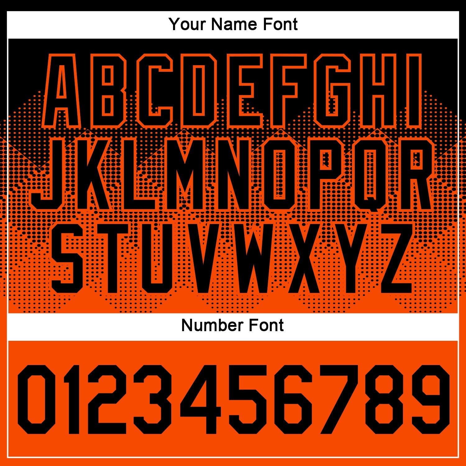 Custom Black Orange 3D Pattern Design Gradient Square Shapes Performance T-Shirt