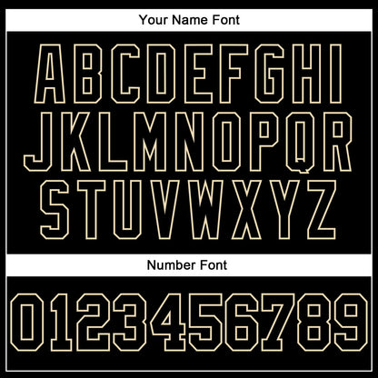 Custom Stitched Black Cream 3D Pattern Design Gradient Square Shape Sports Pullover Sweatshirt Hoodie