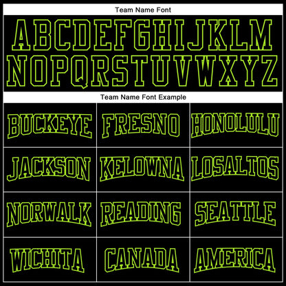 Custom Stitched Black Neon Green 3D Pattern Design Gradient Square Shape Sports Pullover Sweatshirt Hoodie