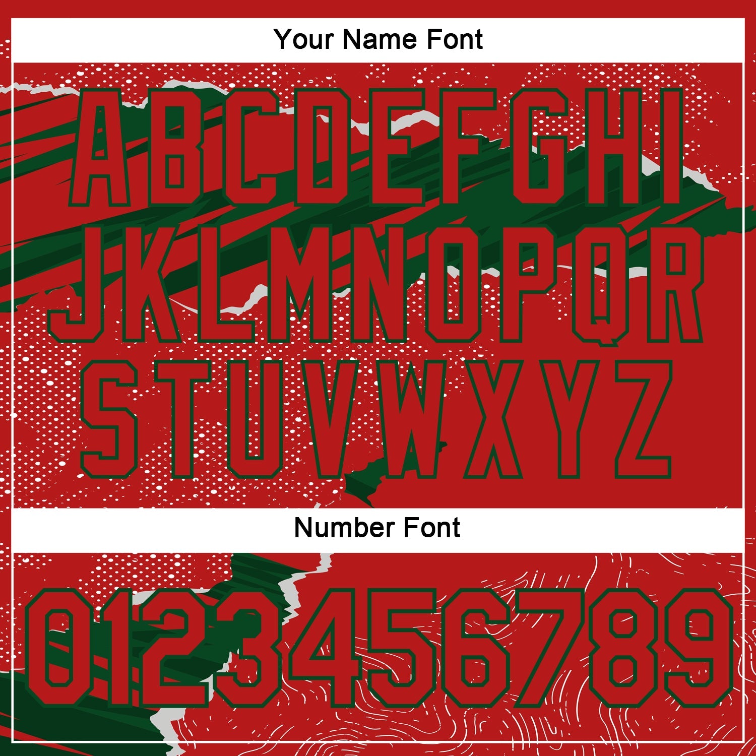 Custom Stitched Red Green 3D Pattern Design Torn Paper Style Sports Pullover Sweatshirt Hoodie