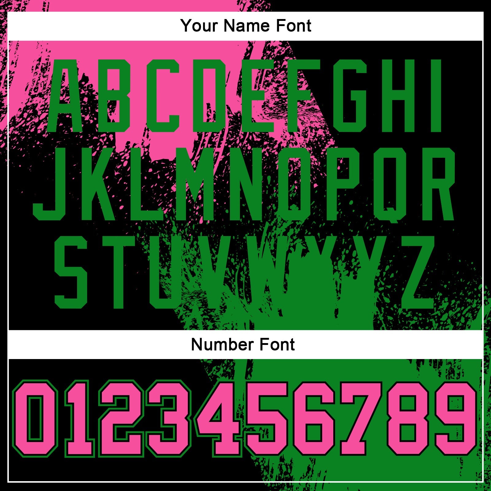 Custom Stitched Black Pink-Grass Green 3D Pattern Design Abstract Brush Stroke Sports Pullover Sweatshirt Hoodie