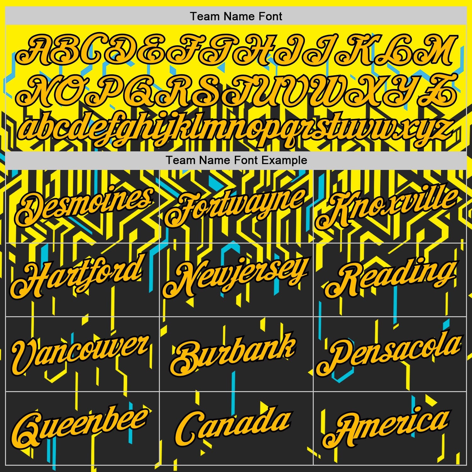 Custom Black Gold Light Yellow-Sky Blue 3D Esports Performance T-Shirt