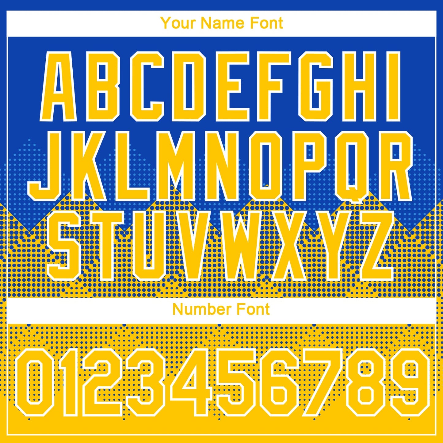 Custom Thunder Blue Yellow-White 3D Pattern Design Gradient Square Shapes Performance T-Shirt