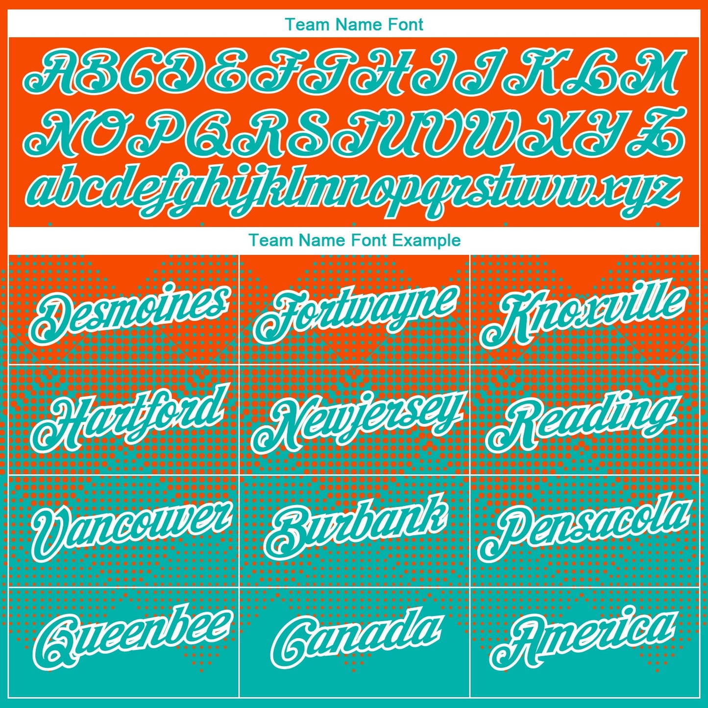 Custom Orange Aqua-White 3D Pattern Design Gradient Square Shapes Performance T-Shirt