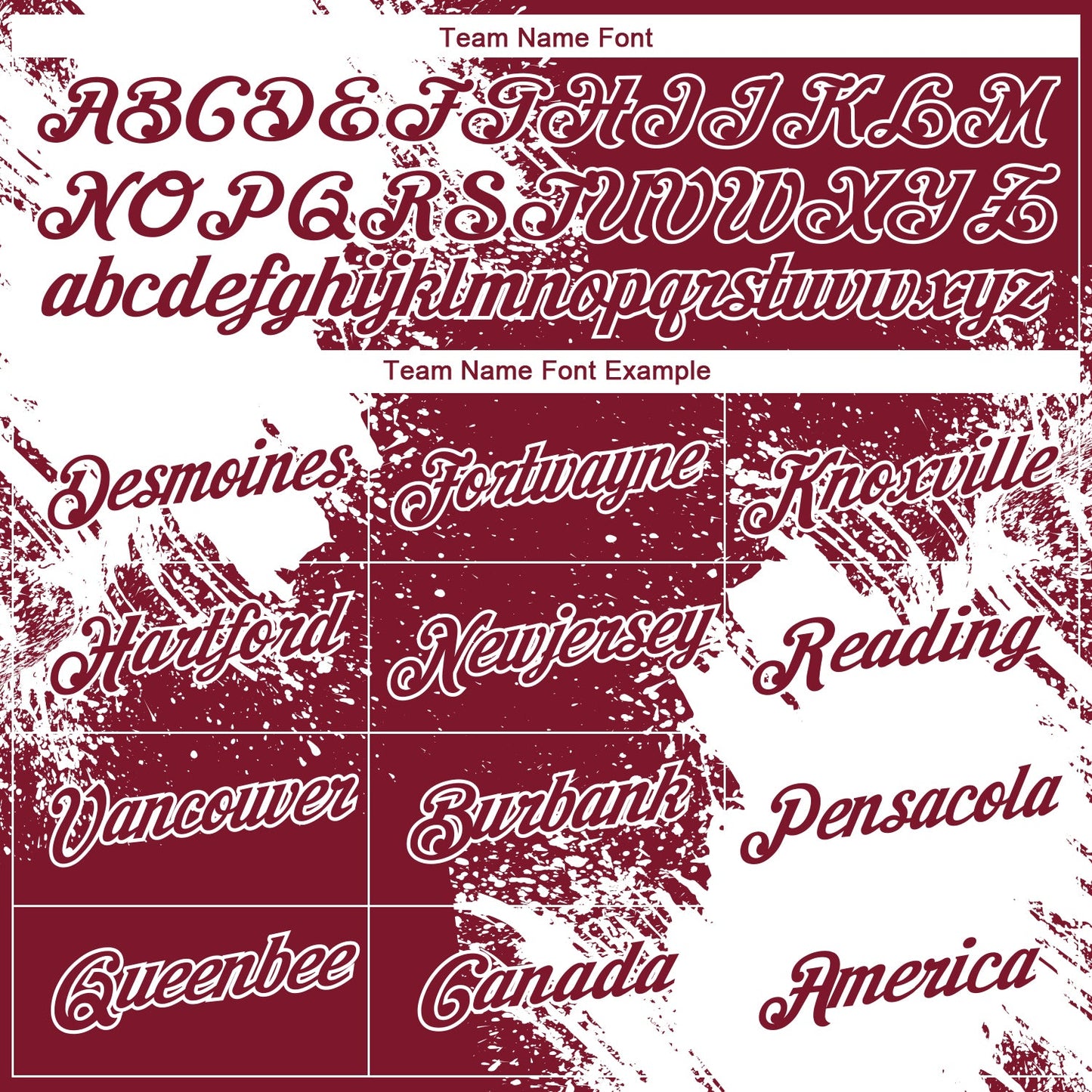 Custom Crimson White 3D Pattern Design Abstract Brush Stroke Performance T-Shirt