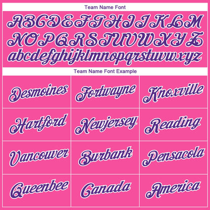 Custom Pink Purple-White 3D Pattern Design Gradient Style Twinkle Star Performance T-Shirt