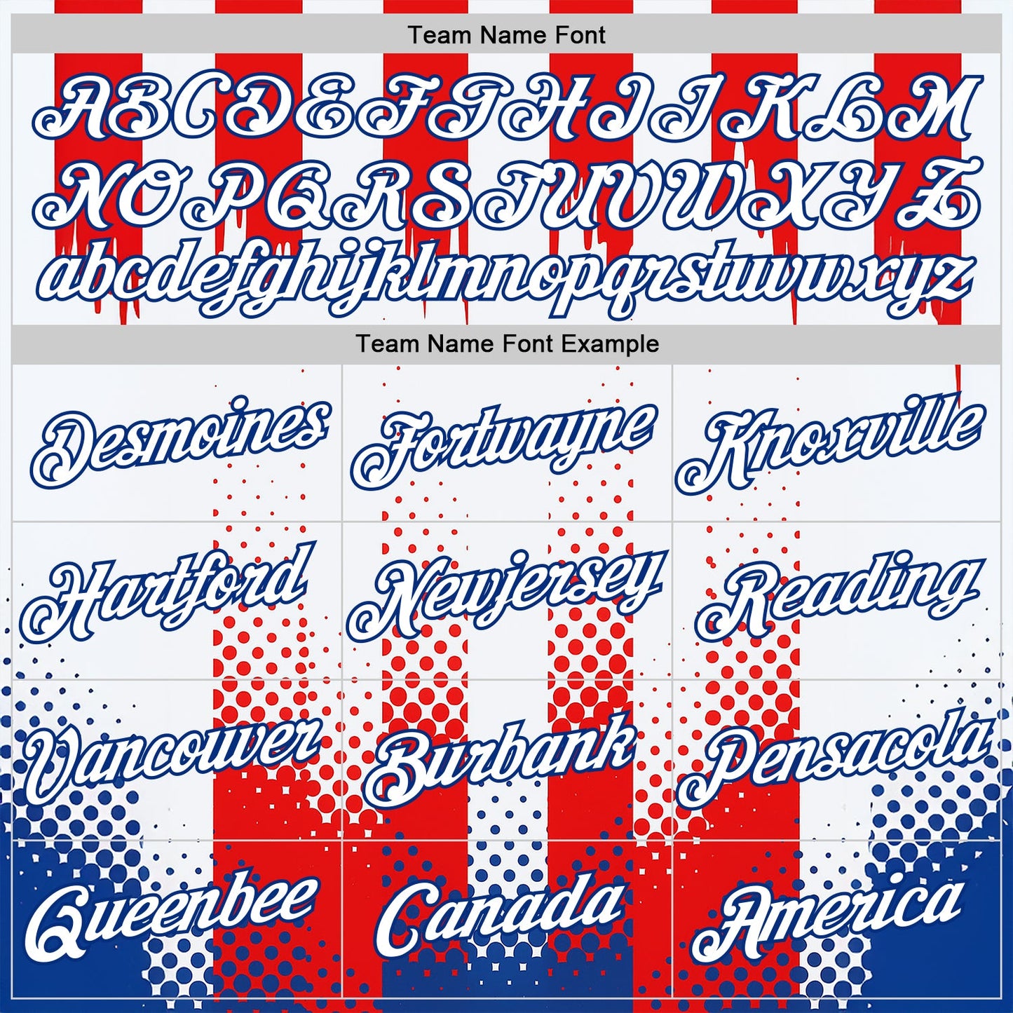 Custom White Red-Royal 3D Pattern Design USA Inspired America Sportswear Performance T-Shirt