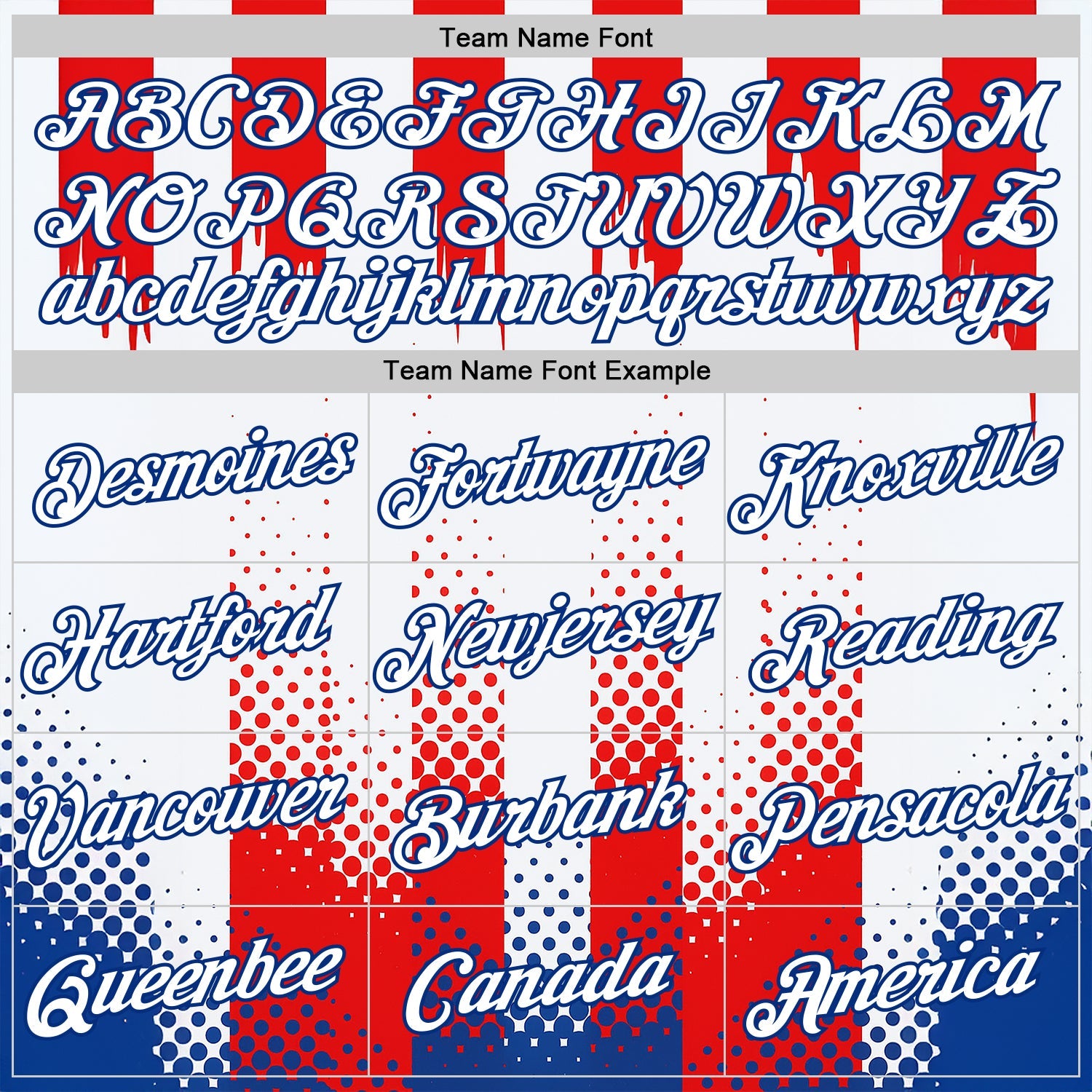 Custom White Red-Royal 3D Pattern Design USA Inspired America Sportswear Performance T-Shirt