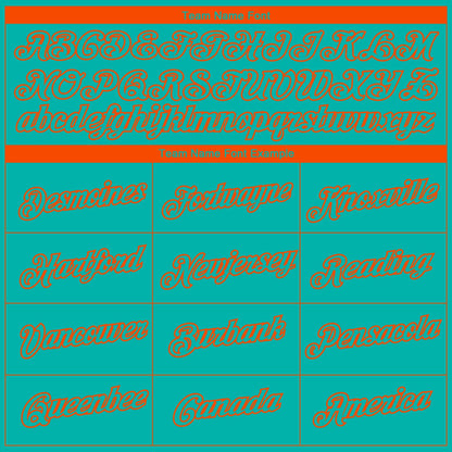Custom Aqua Orange 3D Miami City Edition Fade Fashion Performance T-Shirt