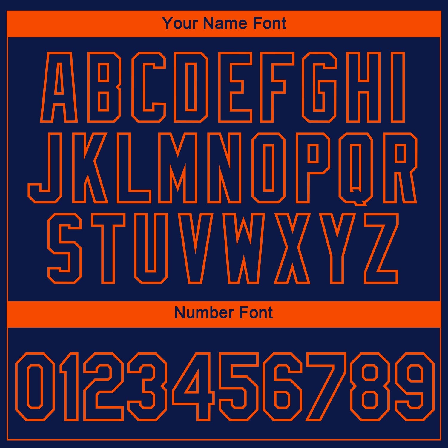 Custom Navy Orange 3D Denver City Edition Fade Fashion Performance T-Shirt