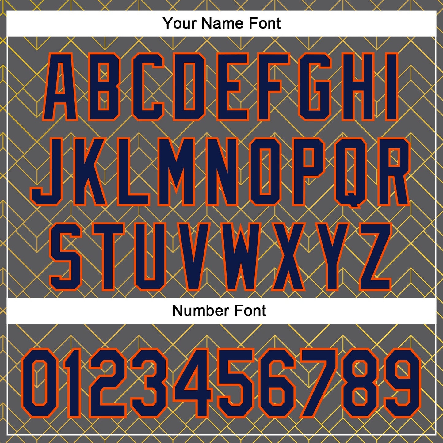 Custom Stitched Steel Gray Navy Gold-Orange 3D Pattern Design Line Geometric Shape Sports Pullover Sweatshirt Hoodie