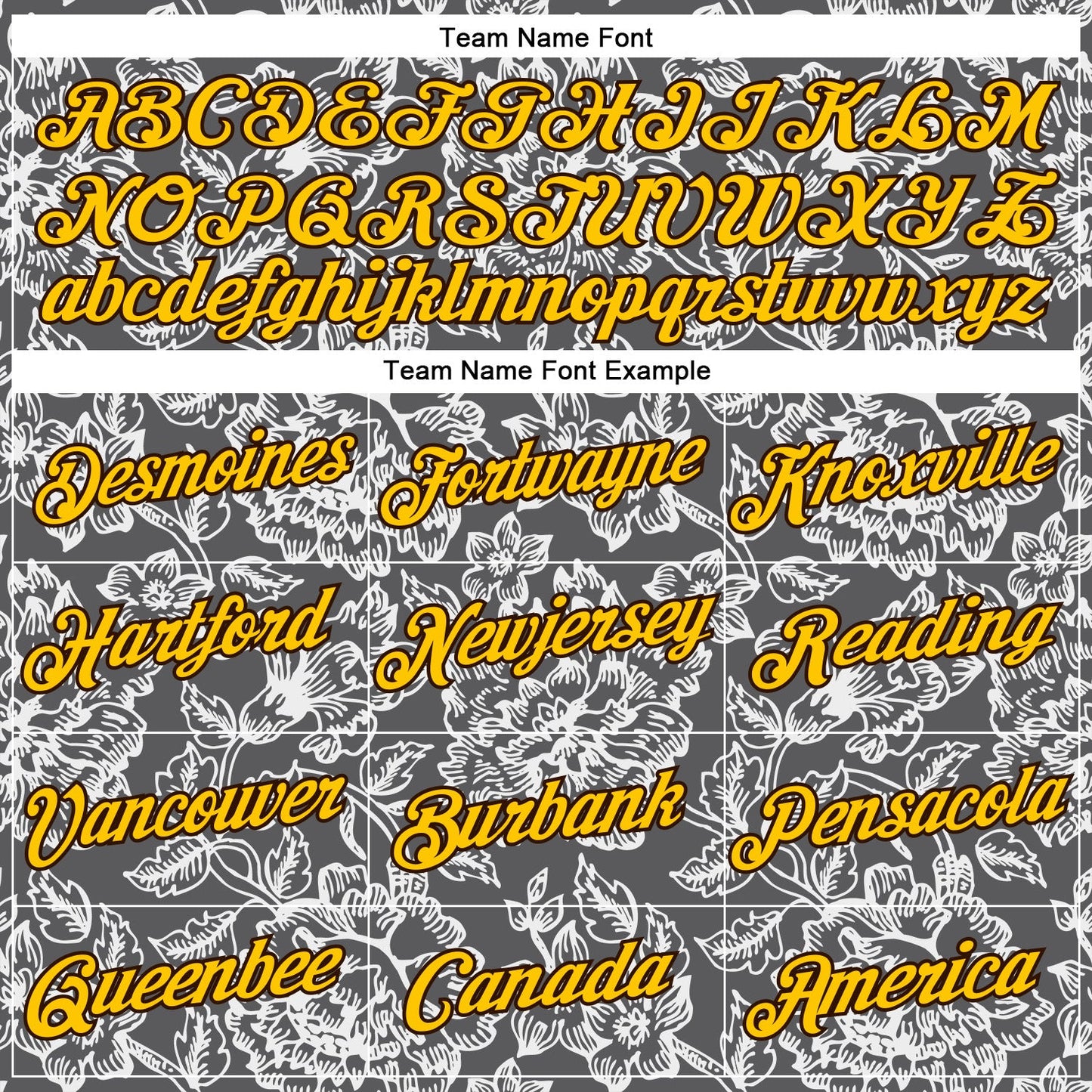 Custom Stitched Steel Gray Yellow-Brown 3D Pattern Design Subtle Floral Sports Pullover Sweatshirt Hoodie