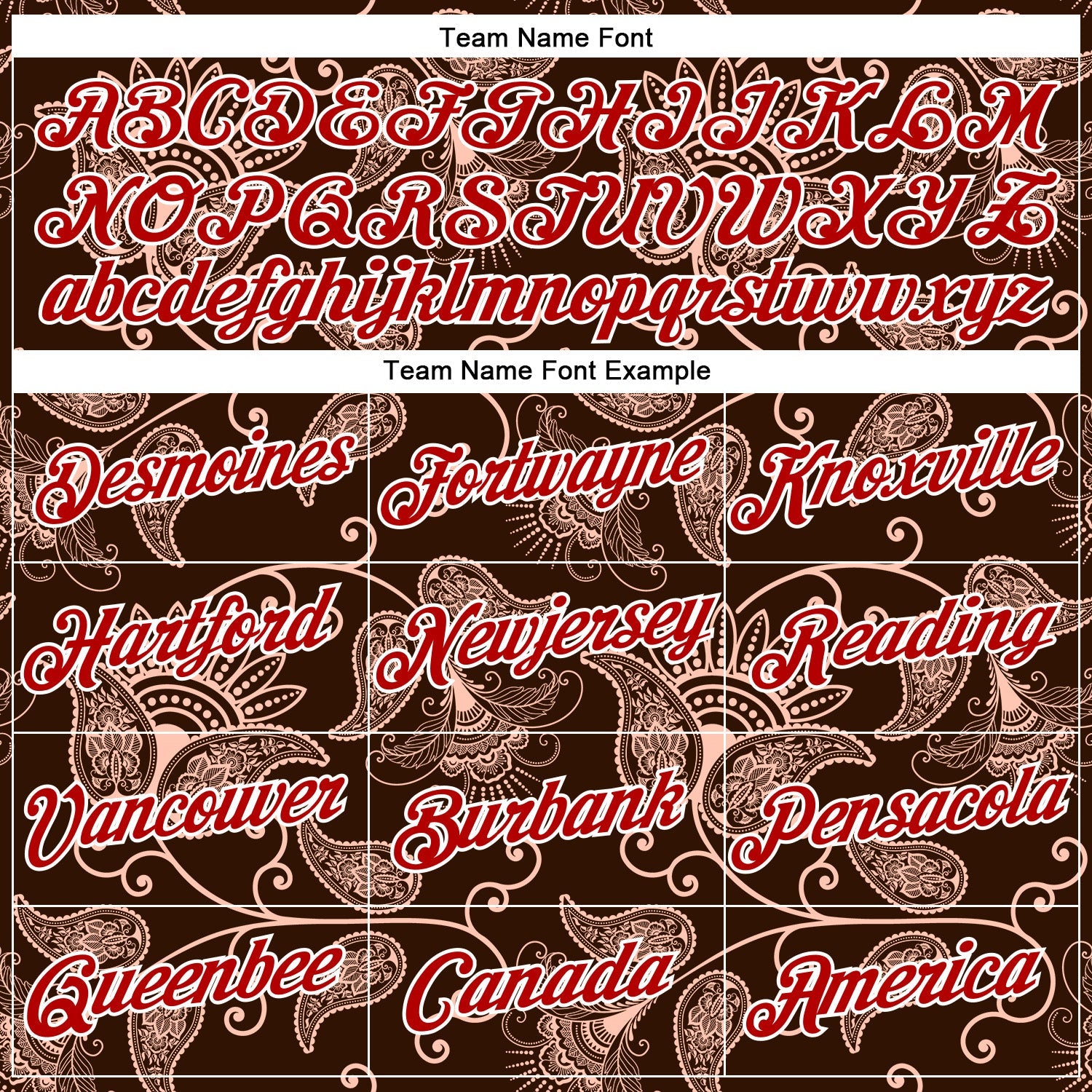 Custom Stitched Brown Red-White 3D Pattern Design Ethnic Paisley Floral Bandana Sports Pullover Sweatshirt Hoodie