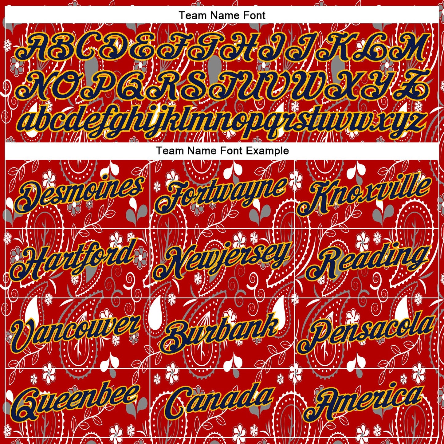 Custom Stitched Red Navy-Gold 3D Pattern Design Ethnic Paisley Floral Bandana Sports Pullover Sweatshirt Hoodie
