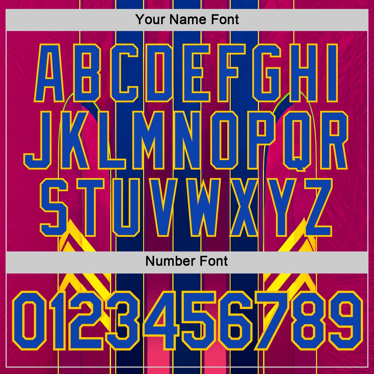 Custom Red Thunder Blue Blue-Yellow 3D Pattern Design Stripe Sportswear Performance T-Shirt