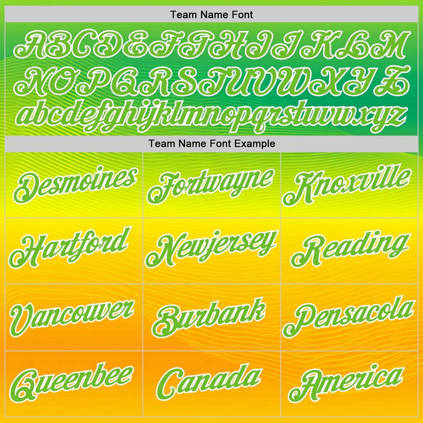Custom Stitched Green Aurora Green Yellow-White 3D Pattern Design Brazil Inspired Gradien Line Sportswear Pullover Sweatshirt Hoodie