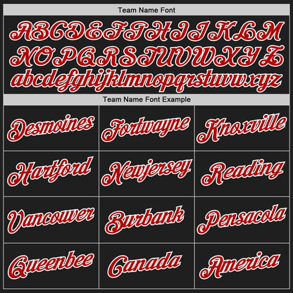 Custom Stitched Black Red-White 3D Pattern Design Abstract Brush Stroke Sports Pullover Sweatshirt Hoodie