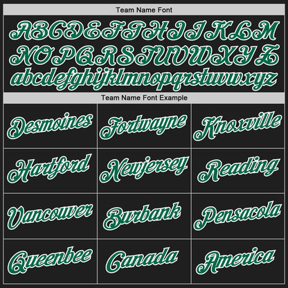 Custom Stitched Black Kelly Green-White 3D Pattern Design Abstract Brush Stroke Sports Pullover Sweatshirt Hoodie