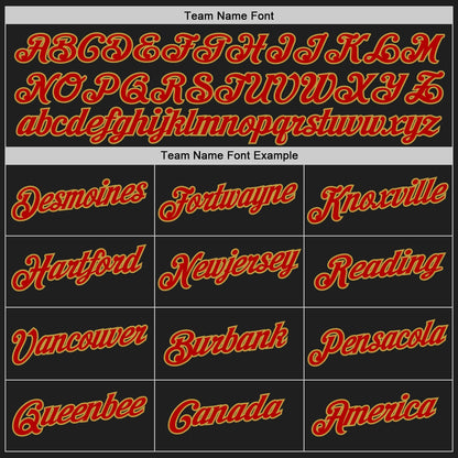 Custom Stitched Black Red-Old Gold 3D Pattern Design Abstract Brush Stroke Sports Pullover Sweatshirt Hoodie