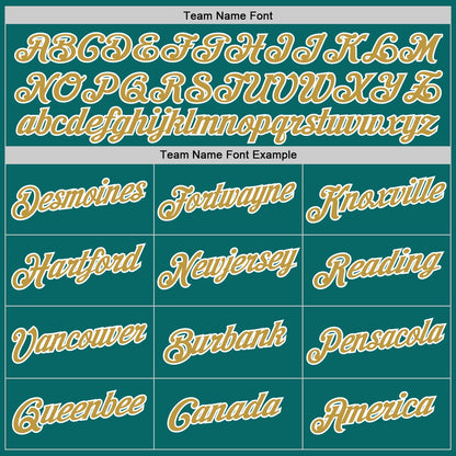 Custom Stitched Teal Old Gold-White 3D Pattern Design Abstract Brush Stroke Sports Pullover Sweatshirt Hoodie