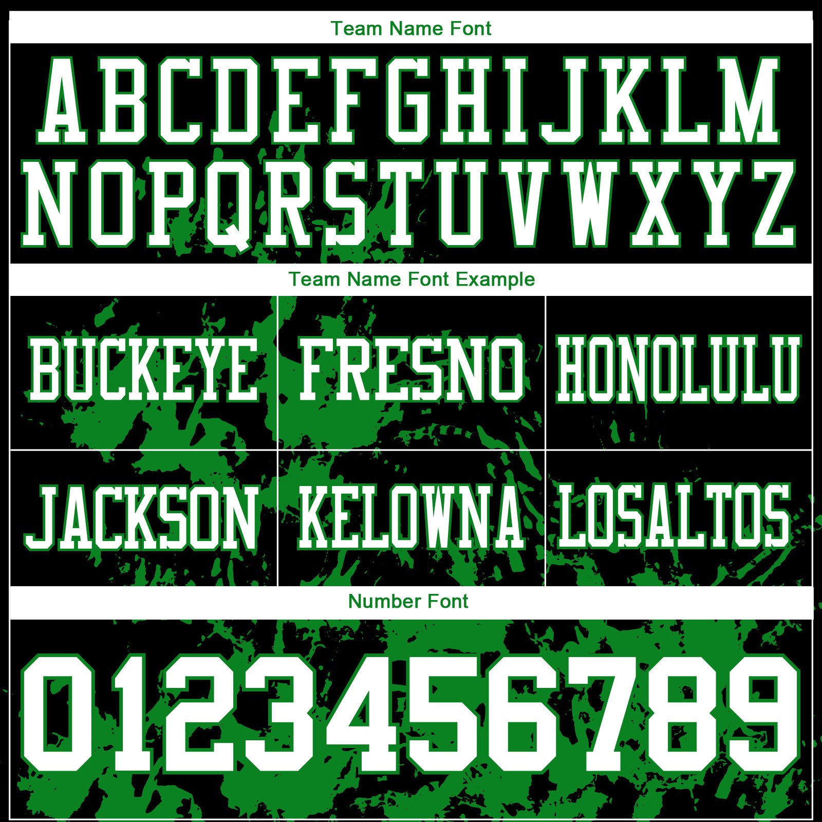 Custom Black White-Grass Green 3D Pattern Splash Authentic Football Jersey