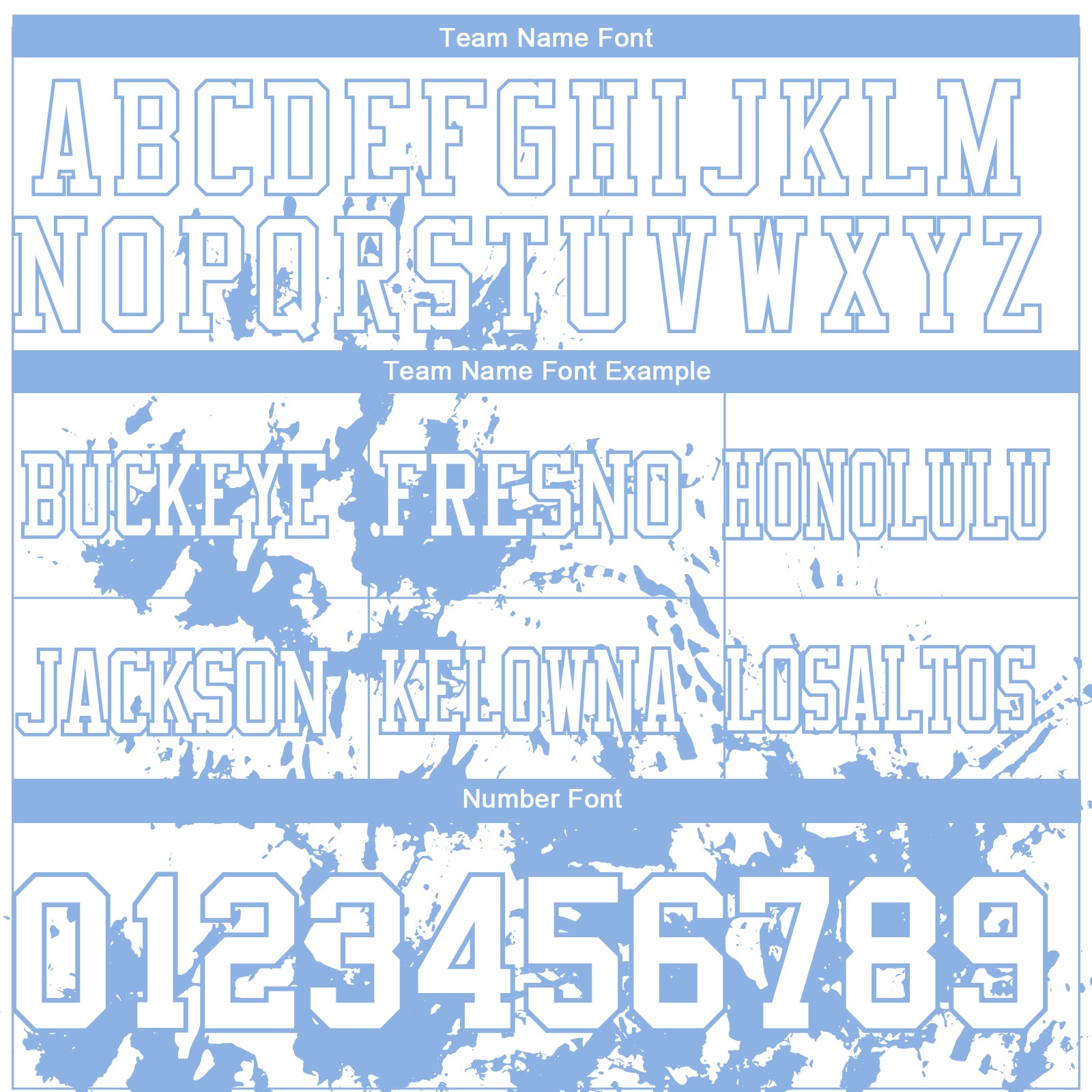 Custom White Light Blue 3D Pattern Splash Authentic Football Jersey