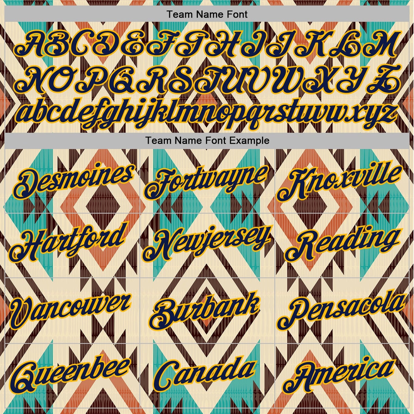 Custom Stitched City Cream Navy-Gold 3D Pattern Design Tribal Ethnic Native American Sports Pullover Sweatshirt Hoodie