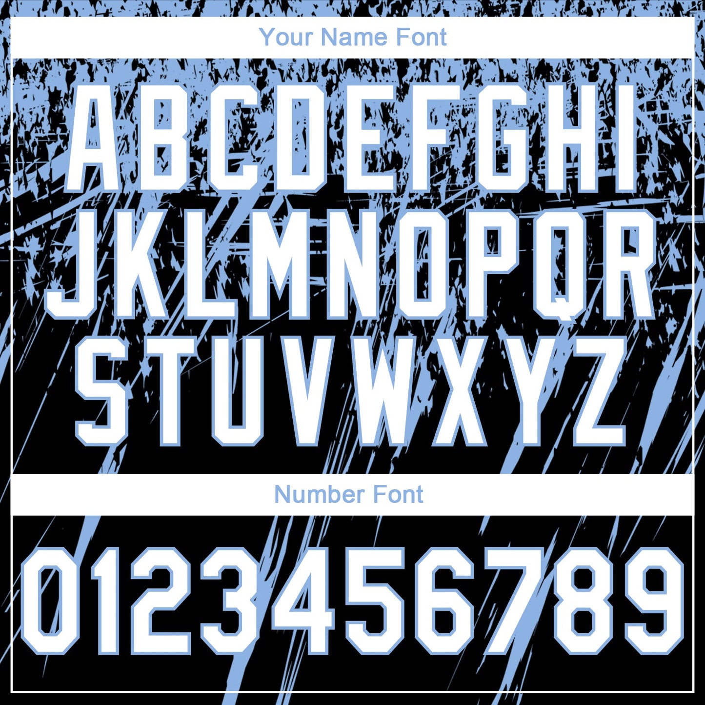 Custom Stitched Black White-Light Blue 3D Pattern Design Splash Grunge Art Sports Pullover Sweatshirt Hoodie
