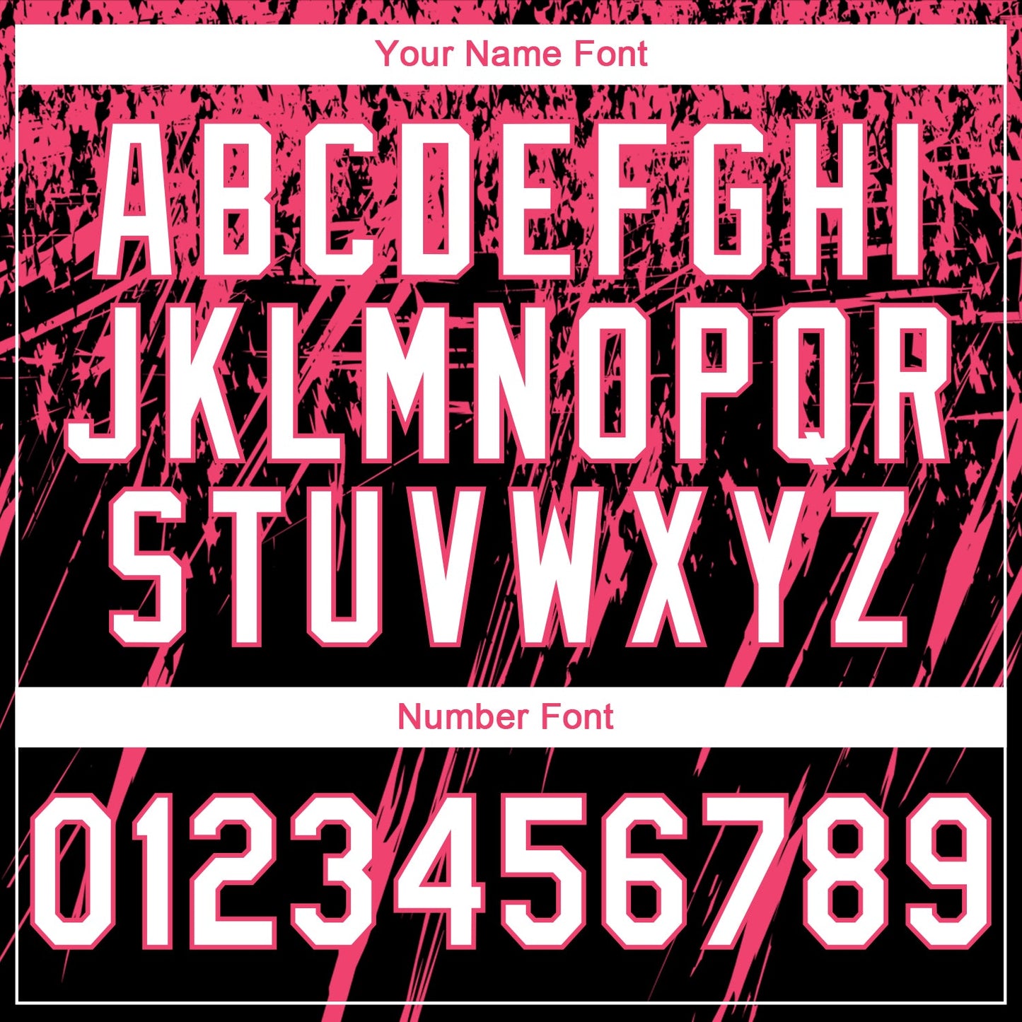 Custom Stitched Black White-Neon Pink 3D Pattern Design Splash Grunge Art Sports Pullover Sweatshirt Hoodie