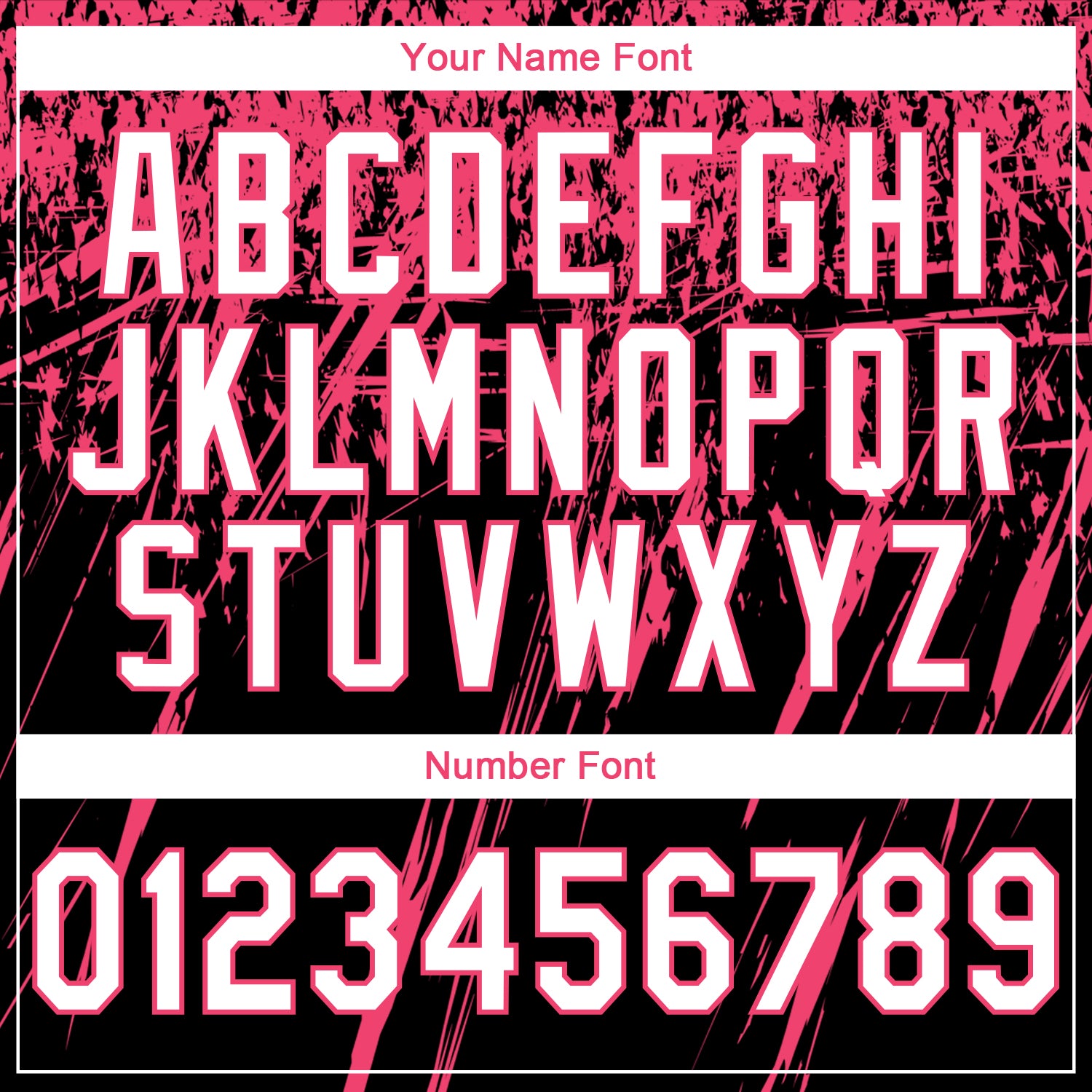 Custom Stitched Black White-Neon Pink 3D Pattern Design Splash Grunge Art Sports Pullover Sweatshirt Hoodie