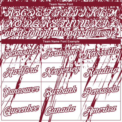 Custom Stitched White Crimson 3D Pattern Design Splash Grunge Art Sports Pullover Sweatshirt Hoodie