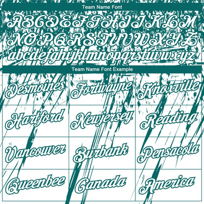 Custom Stitched White Teal 3D Pattern Design Splash Grunge Art Sports Pullover Sweatshirt Hoodie