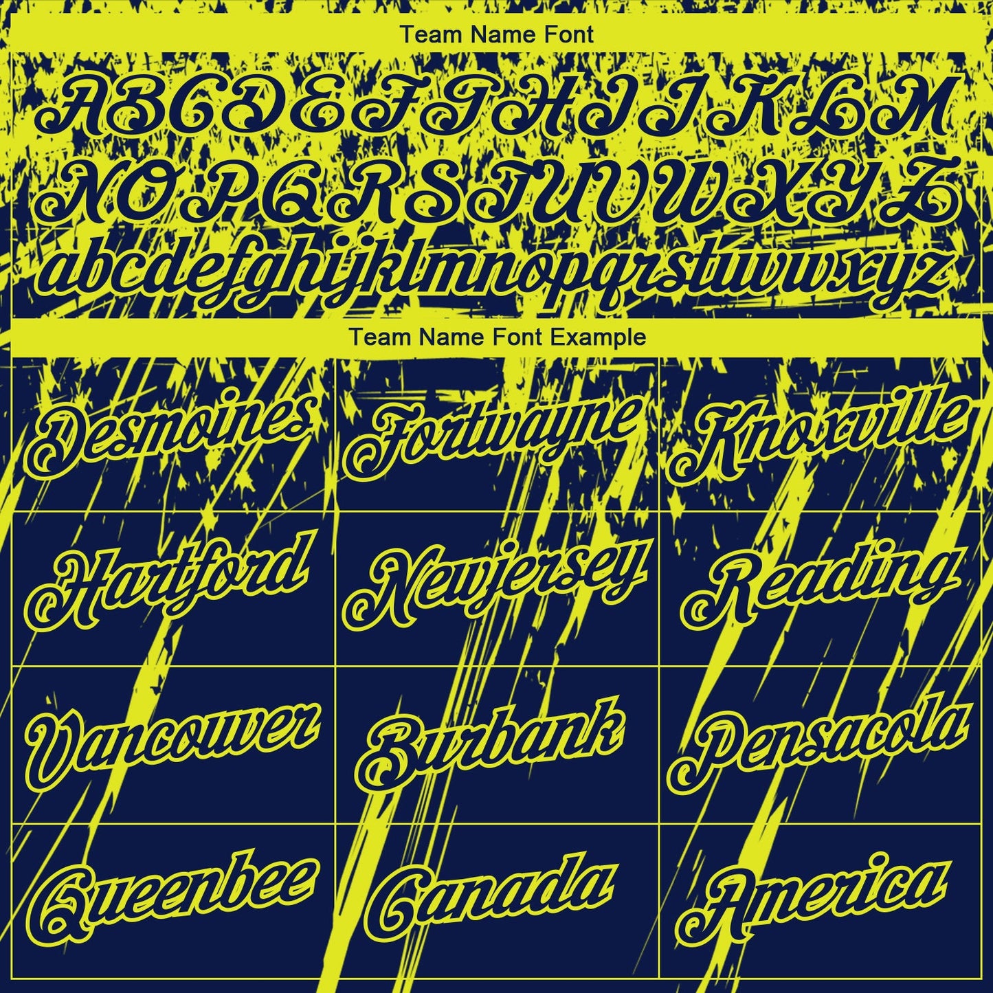 Custom Stitched Navy Neon Yellow 3D Pattern Design Splash Grunge Art Sports Pullover Sweatshirt Hoodie