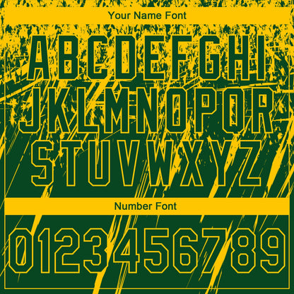 Custom Stitched Green Yellow 3D Pattern Design Splash Grunge Art Sports Pullover Sweatshirt Hoodie