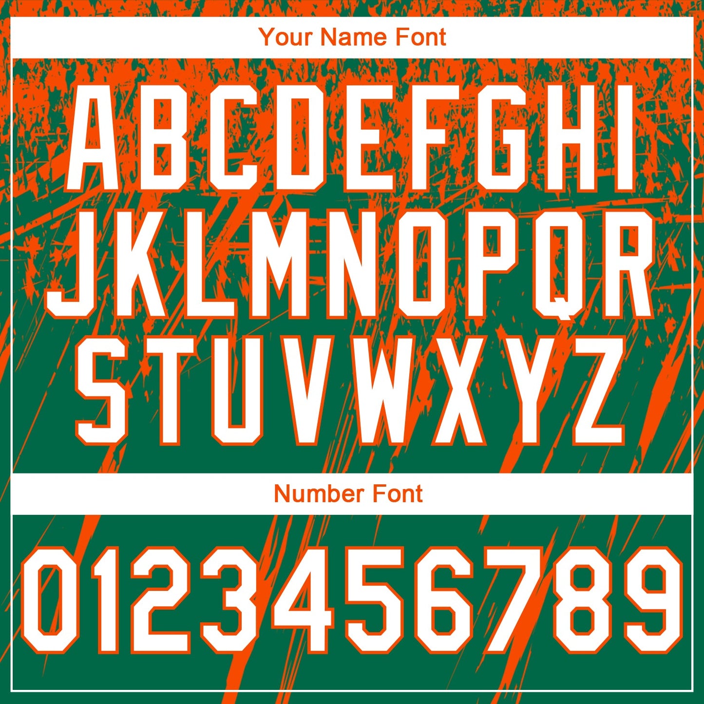 Custom Stitched Kelly Green White-Orange 3D Pattern Design Splash Grunge Art Sports Pullover Sweatshirt Hoodie
