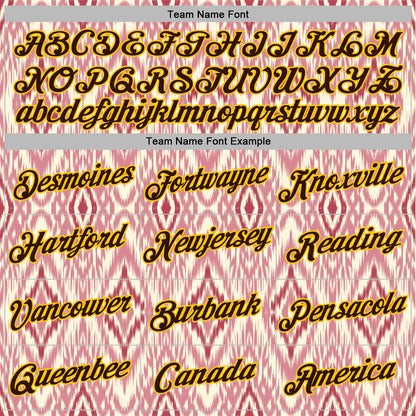 Custom Stitched Cream Brown Red-Yellow 3D Mexico Aztec Pattern Sports Pullover Sweatshirt Hoodie