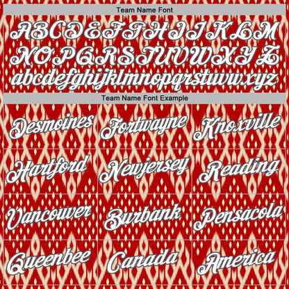 Custom Stitched Red White Cream-Steel Gray 3D Mexico Aztec Pattern Sports Pullover Sweatshirt Hoodie