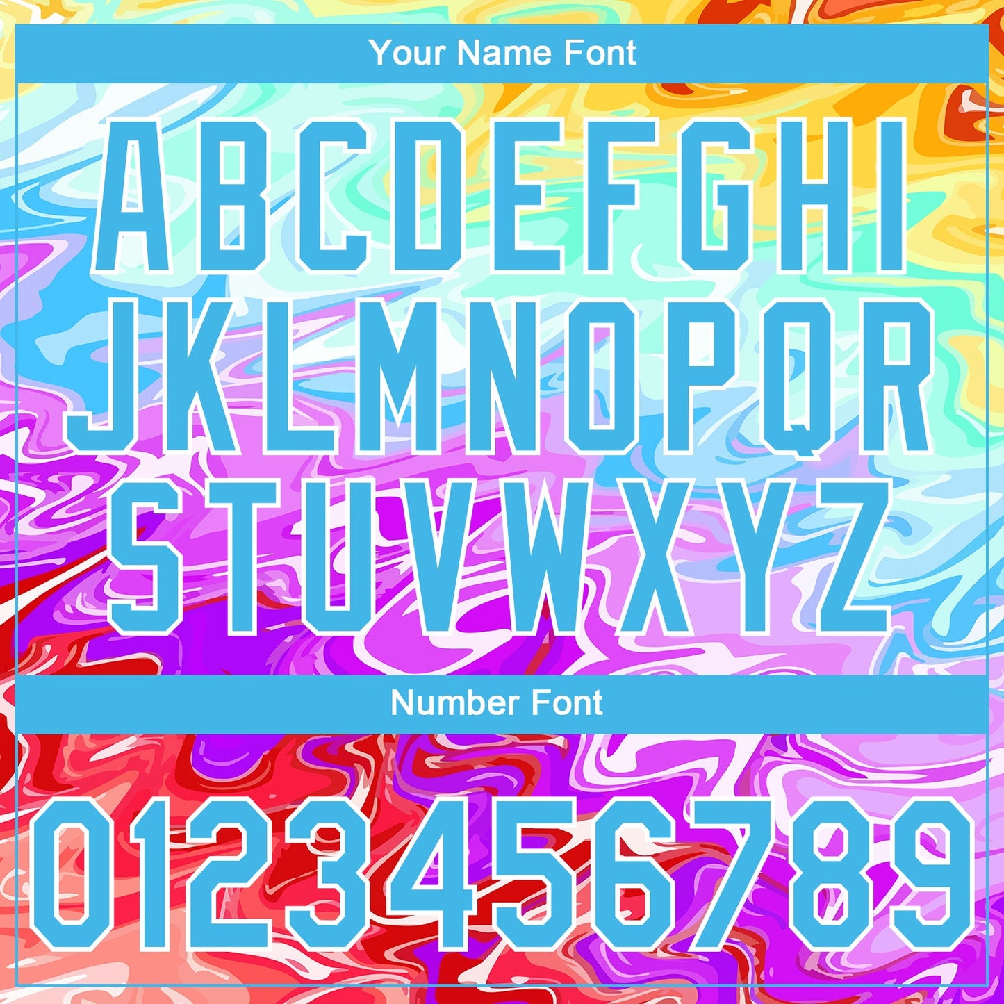 Custom Stitched White Sky Blue 3D Pattern Design Abstract Psychedelic Fluid Art Sports Pullover Sweatshirt Hoodie
