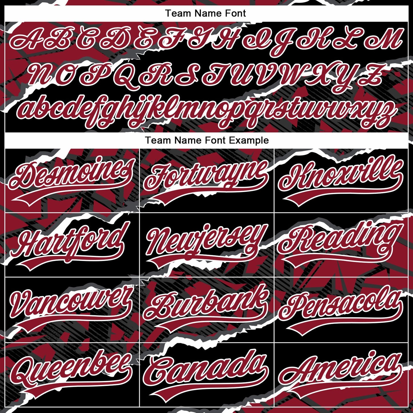 Custom Stitched Black Crimson-White 3D Pattern Design Torn Paper Style Sports Pullover Sweatshirt Hoodie