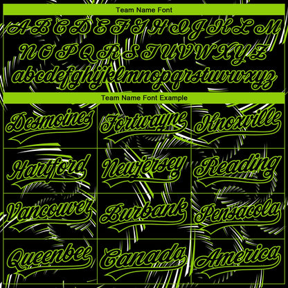 Custom Stitched Black Neon Green-White 3D Pattern Design Line Sportswear Pullover Sweatshirt Hoodie