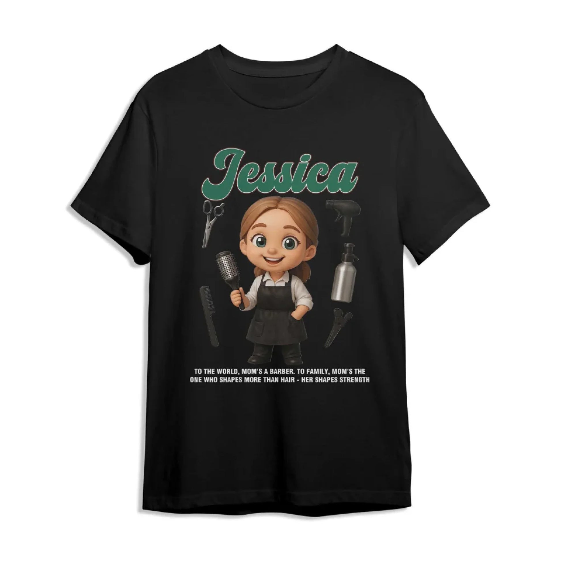 Custom Chibi Mom Shirt, Personalized Mother's Day Gift, Mom's A Baber Mom Unique Gift for Her, Custom Name - Custom Choo