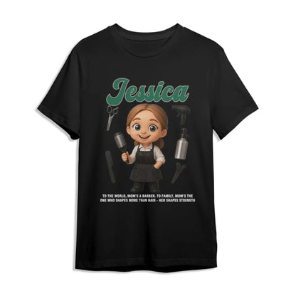 Custom Chibi Mom Shirt, Personalized Mother's Day Gift, Mom's A Baber Mom Unique Gift for Her, Custom Name - Custom Choo