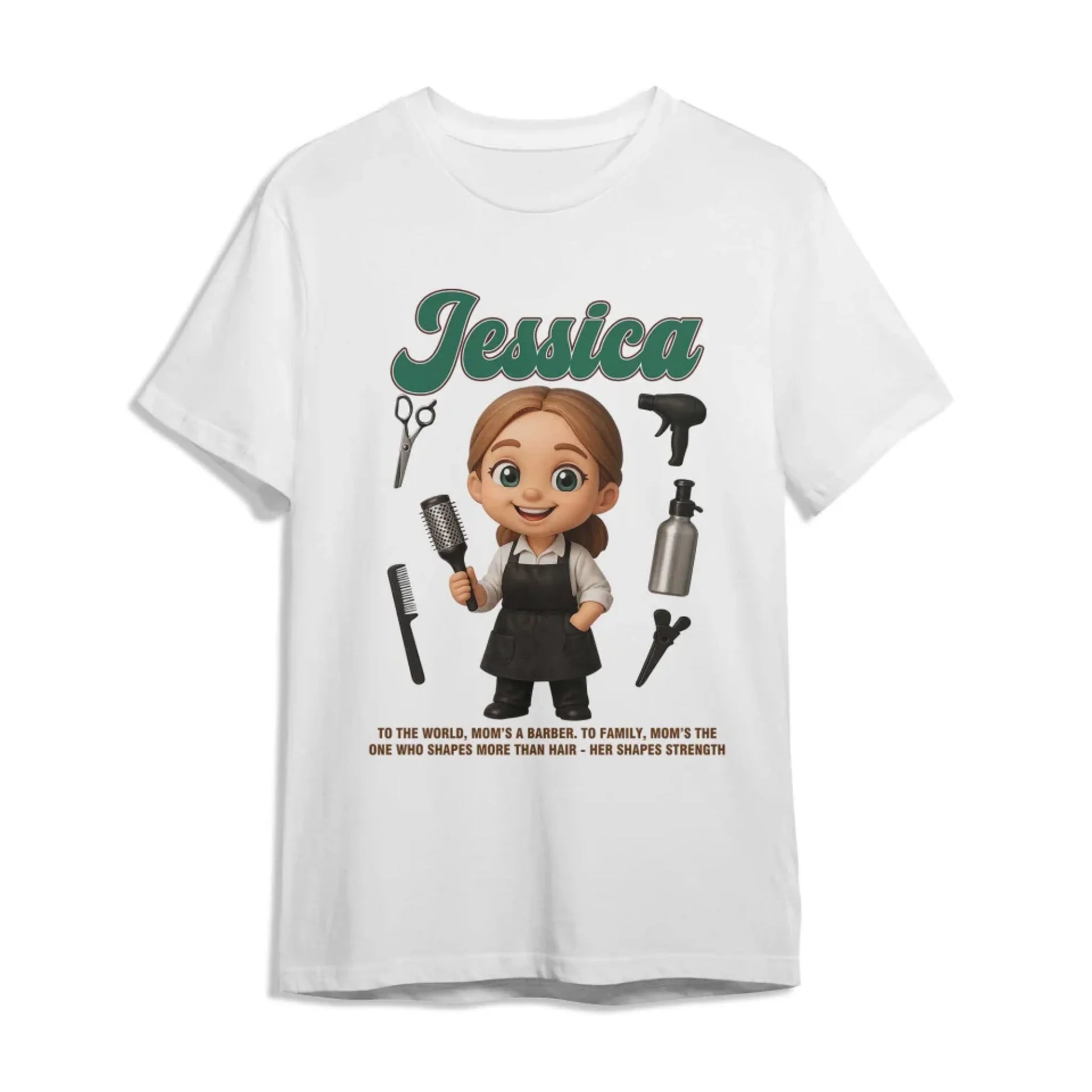 Custom Chibi Mom Shirt, Personalized Mother's Day Gift, Mom's A Baber Mom Unique Gift for Her, Custom Name - Custom Choo
