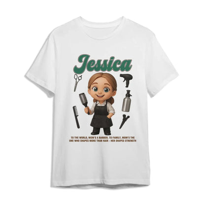 Custom Chibi Mom Shirt, Personalized Mother's Day Gift, Mom's A Baber Mom Unique Gift for Her, Custom Name - Custom Choo