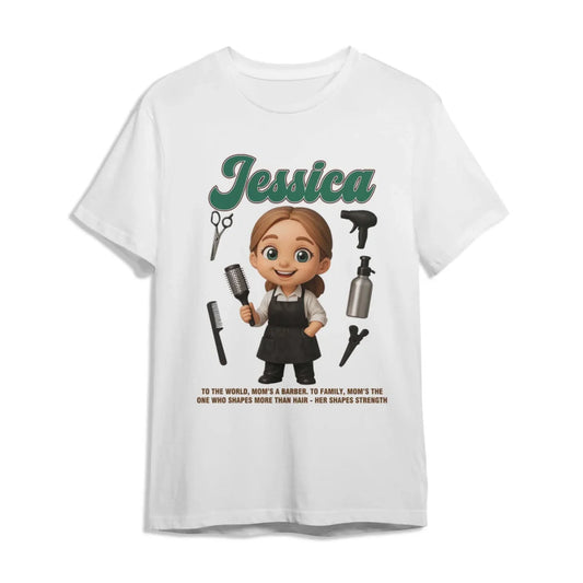 Custom Chibi Mom Shirt, Personalized Mother's Day Gift, Mom's A Baber Mom Unique Gift for Her, Custom Name - Custom Choo