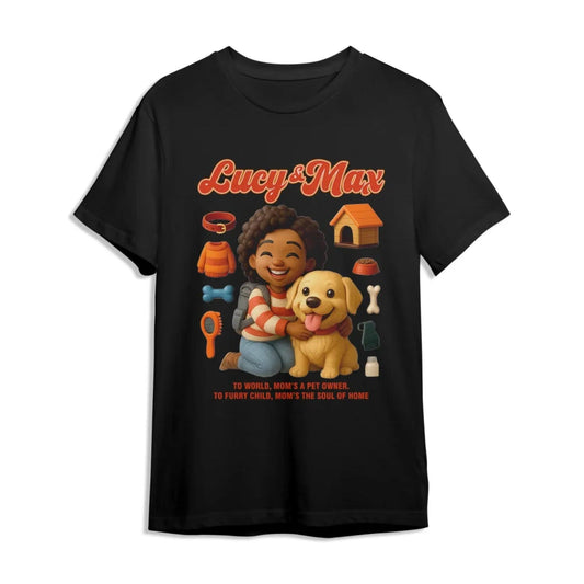 Custom Chibi Mom Shirt, Personalized Mother's Day Gift, Mom's A Dog Mom Unique Gift for Her, Custom Name - Custom Choo