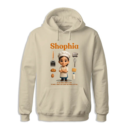Custom Chibi Mom Shirt, Personalized Mother's Day Gift, Mom's A Baker Mom Unique Gift for Her, Custom Name - Custom Choo