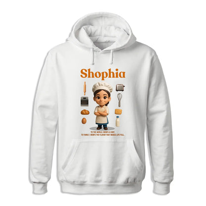 Custom Chibi Mom Shirt, Personalized Mother's Day Gift, Mom's A Baker Mom Unique Gift for Her, Custom Name - Custom Choo